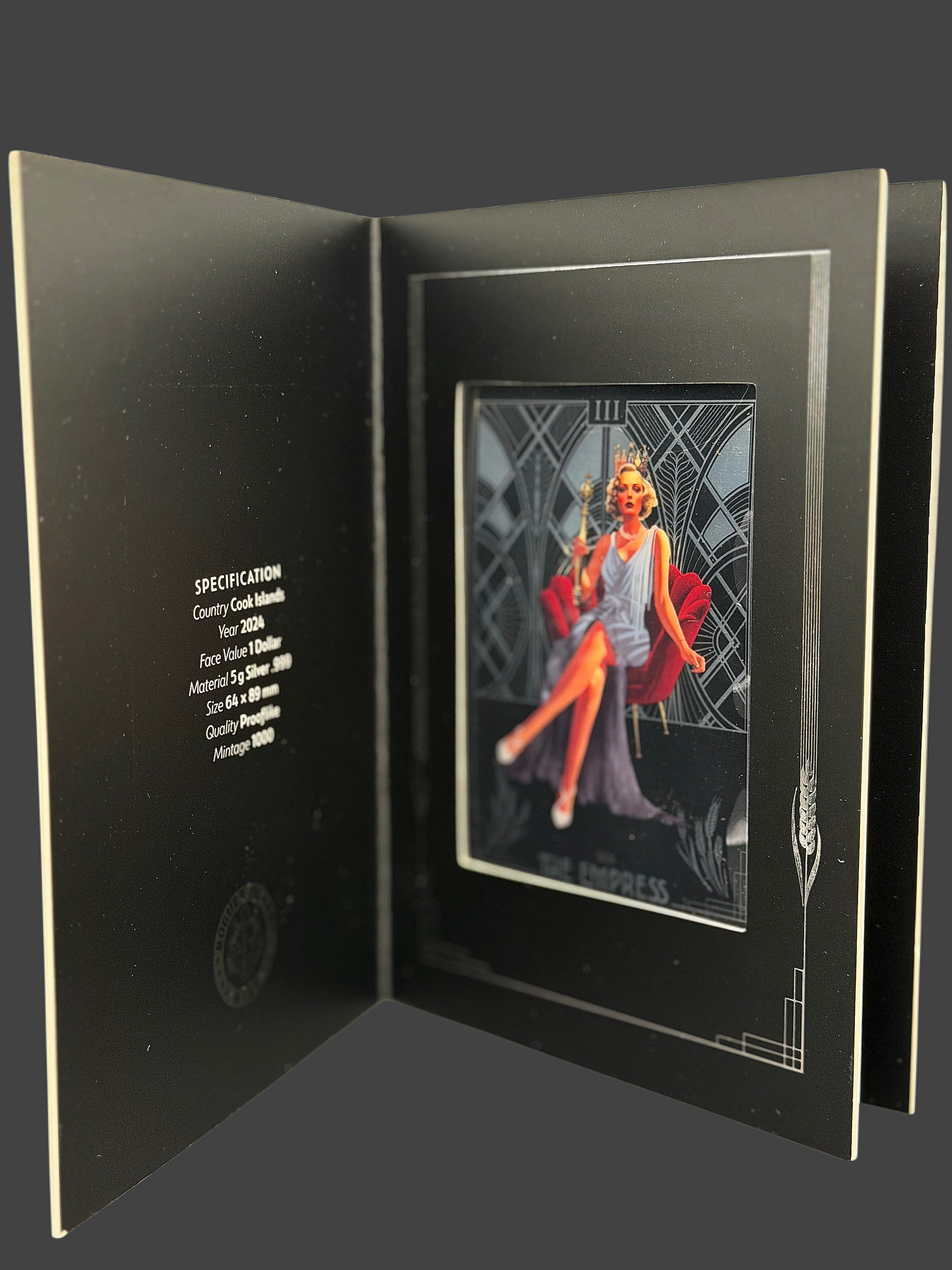 5g Tarot Silver Note ( The empress )