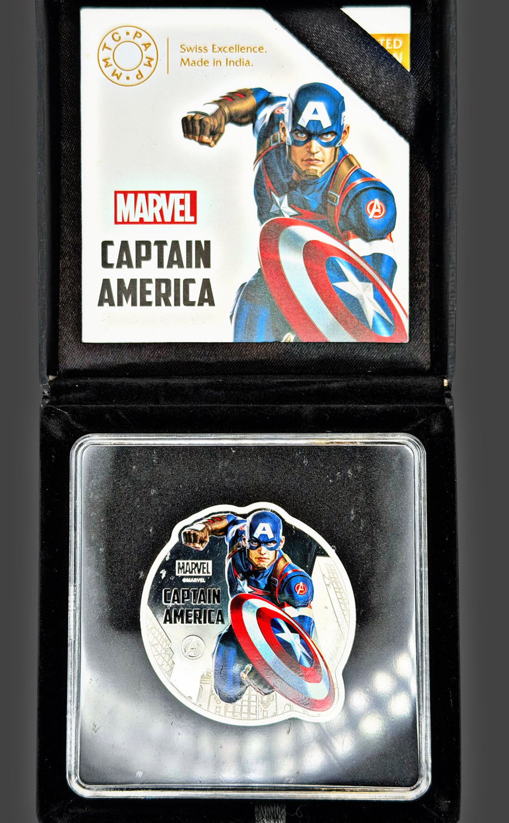1oz PAMP Marvel ( Captain America )