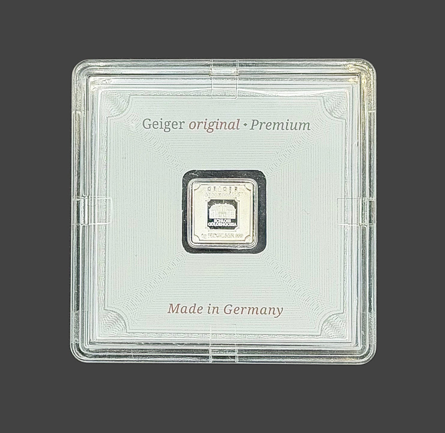 1g Geiger bar ( in assay )
