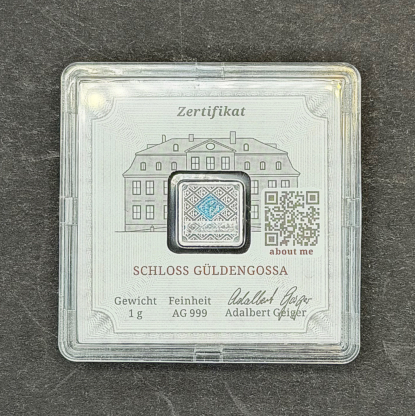 1g Geiger bar ( in assay )