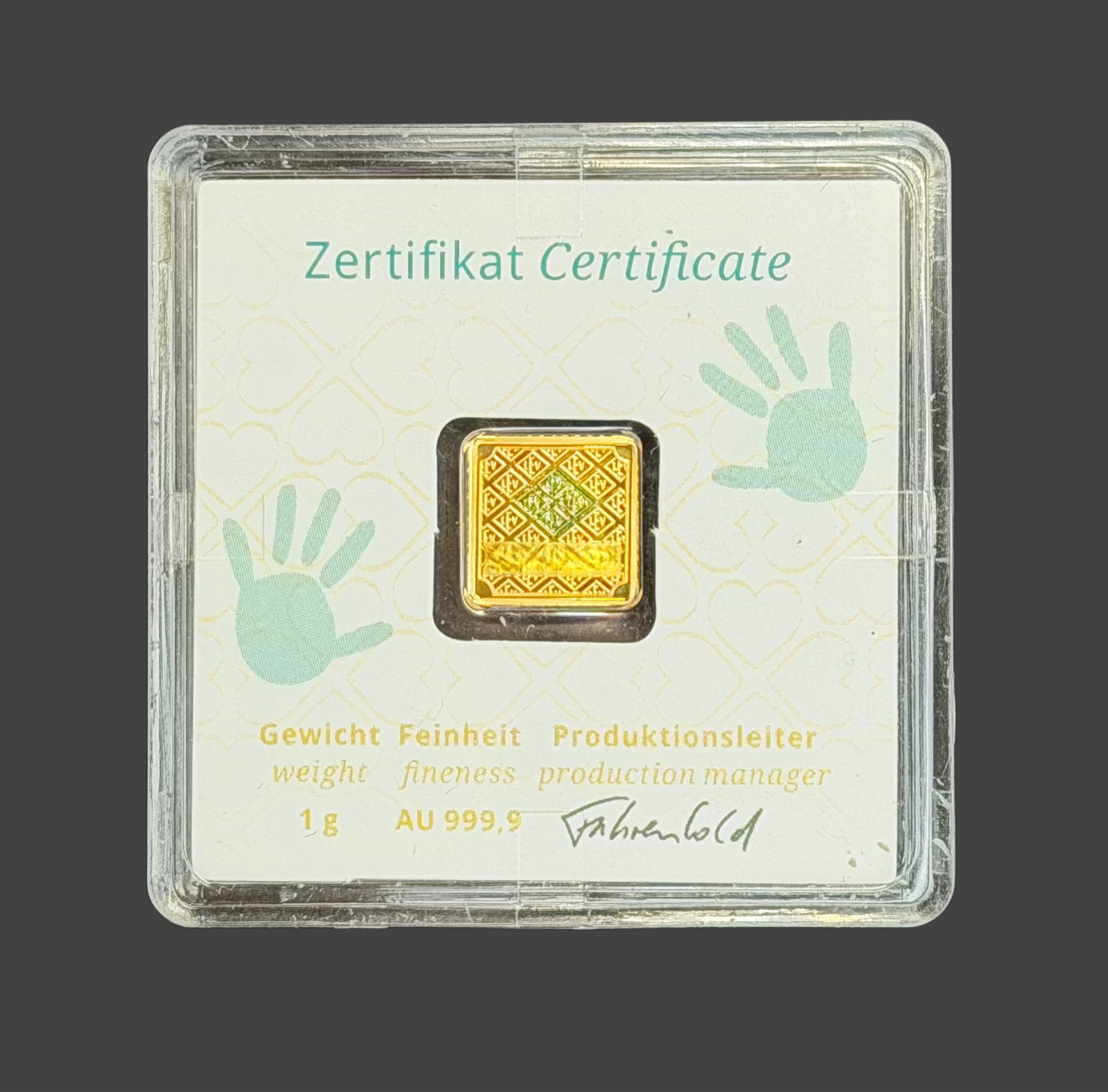 1g Geiger bar ( in assay )