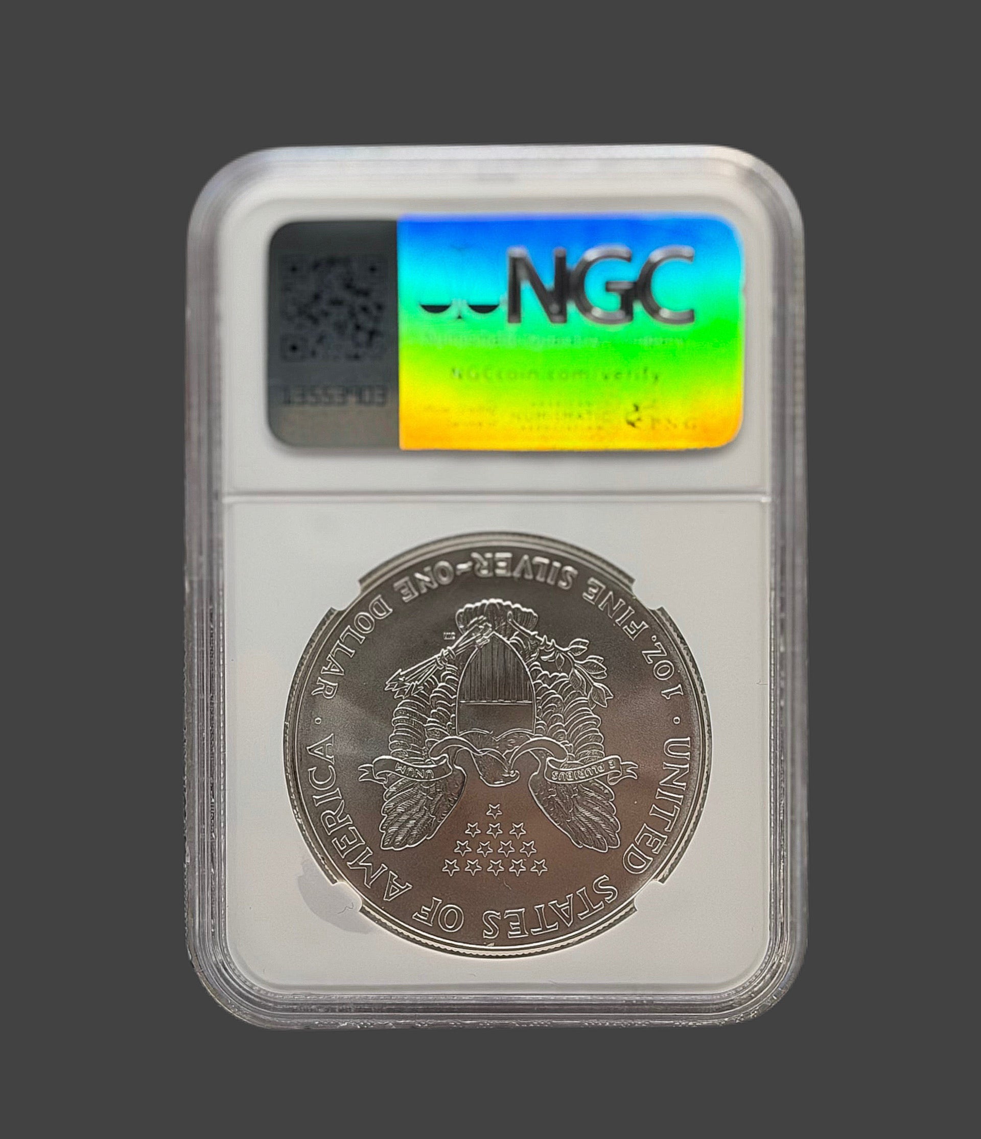 2002 early production struck in 2001 MS69 silver eagle