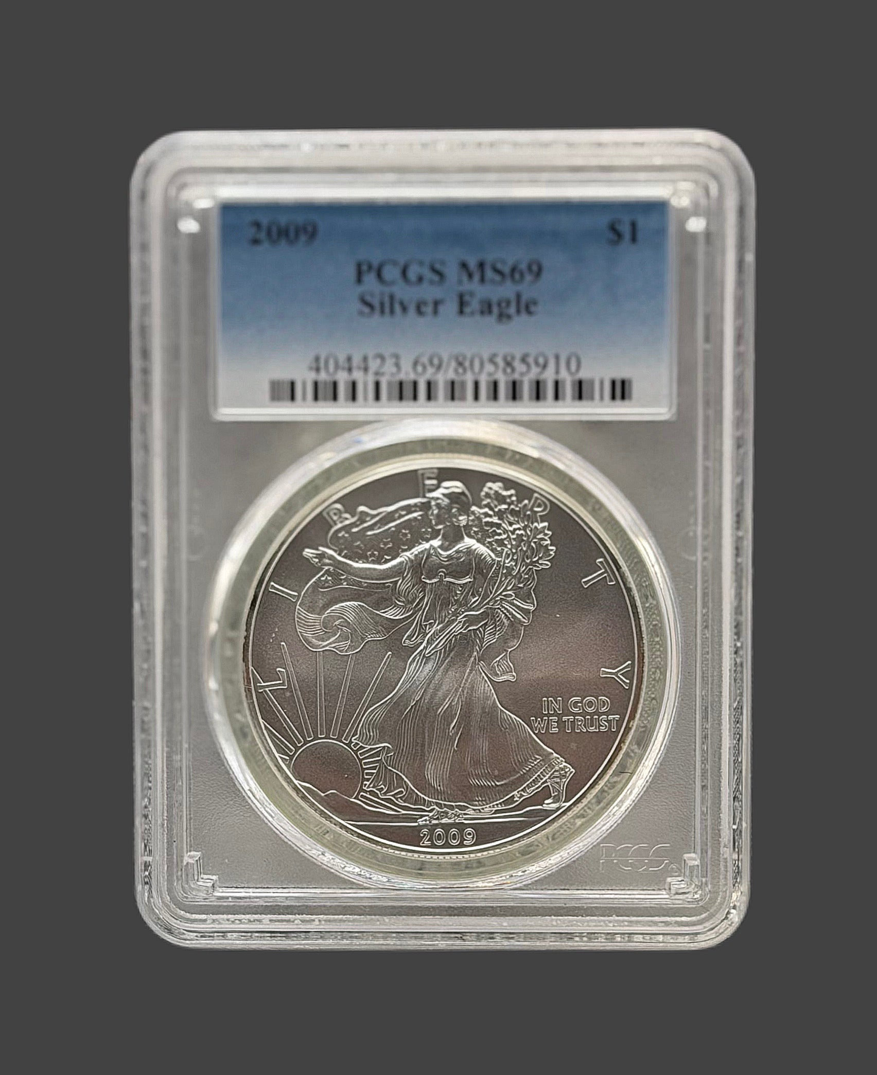 2009 PCGS MS69 Silver Eagle