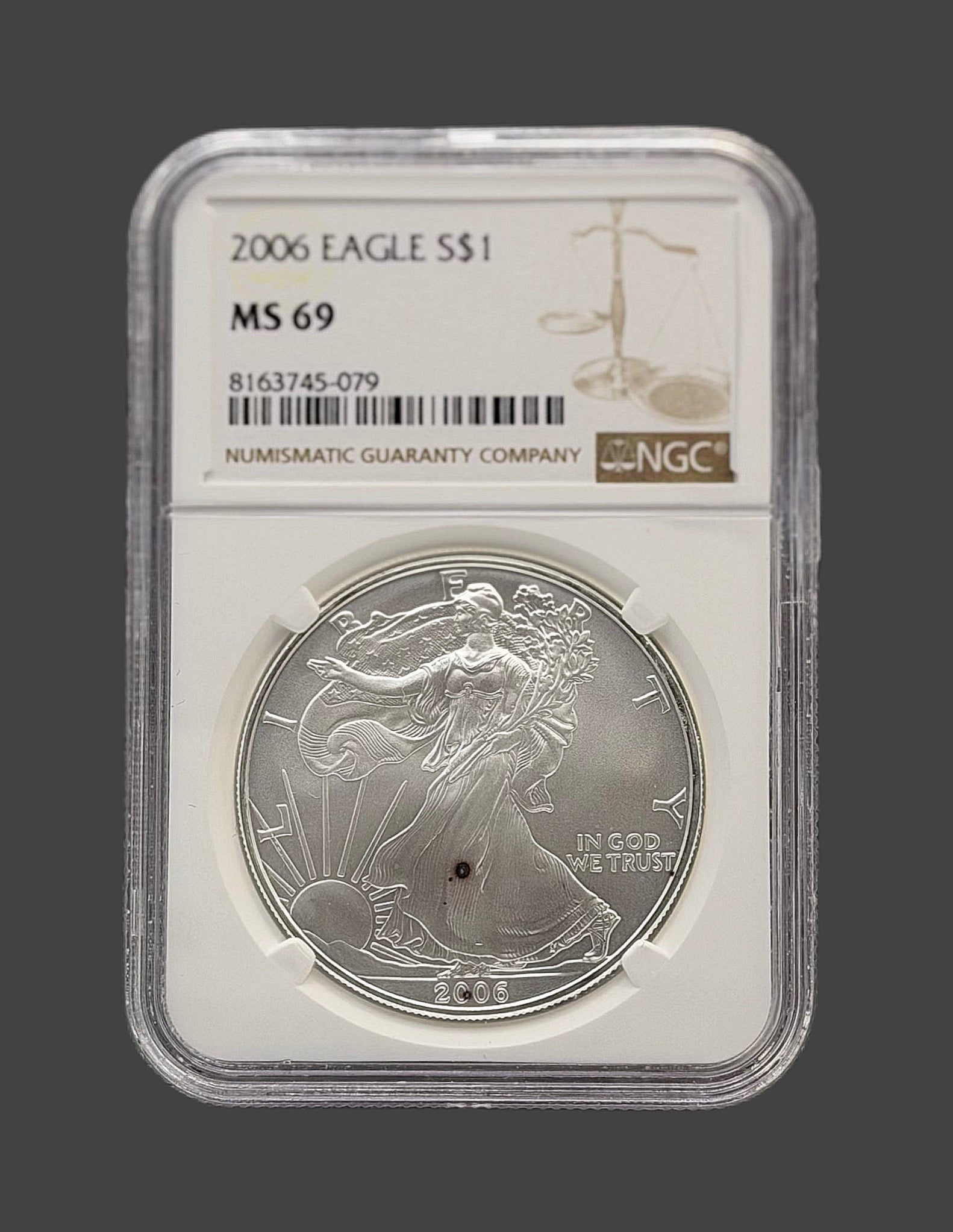 2006 MS69 Silver Eagle