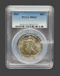 1947 MS63 walking liberty