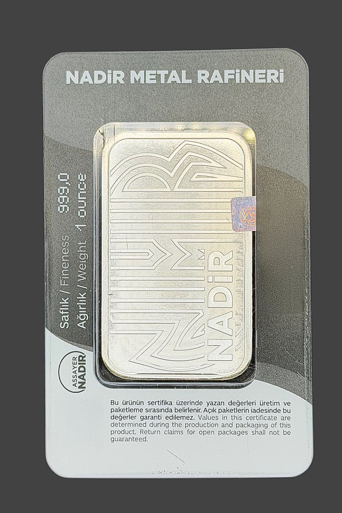 1oz Nadir Bar