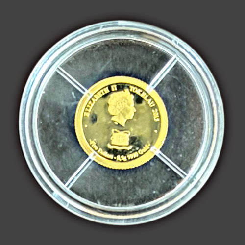 .5g goat family gold coin