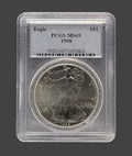 1998 PCGS MS69 Silver Eagle