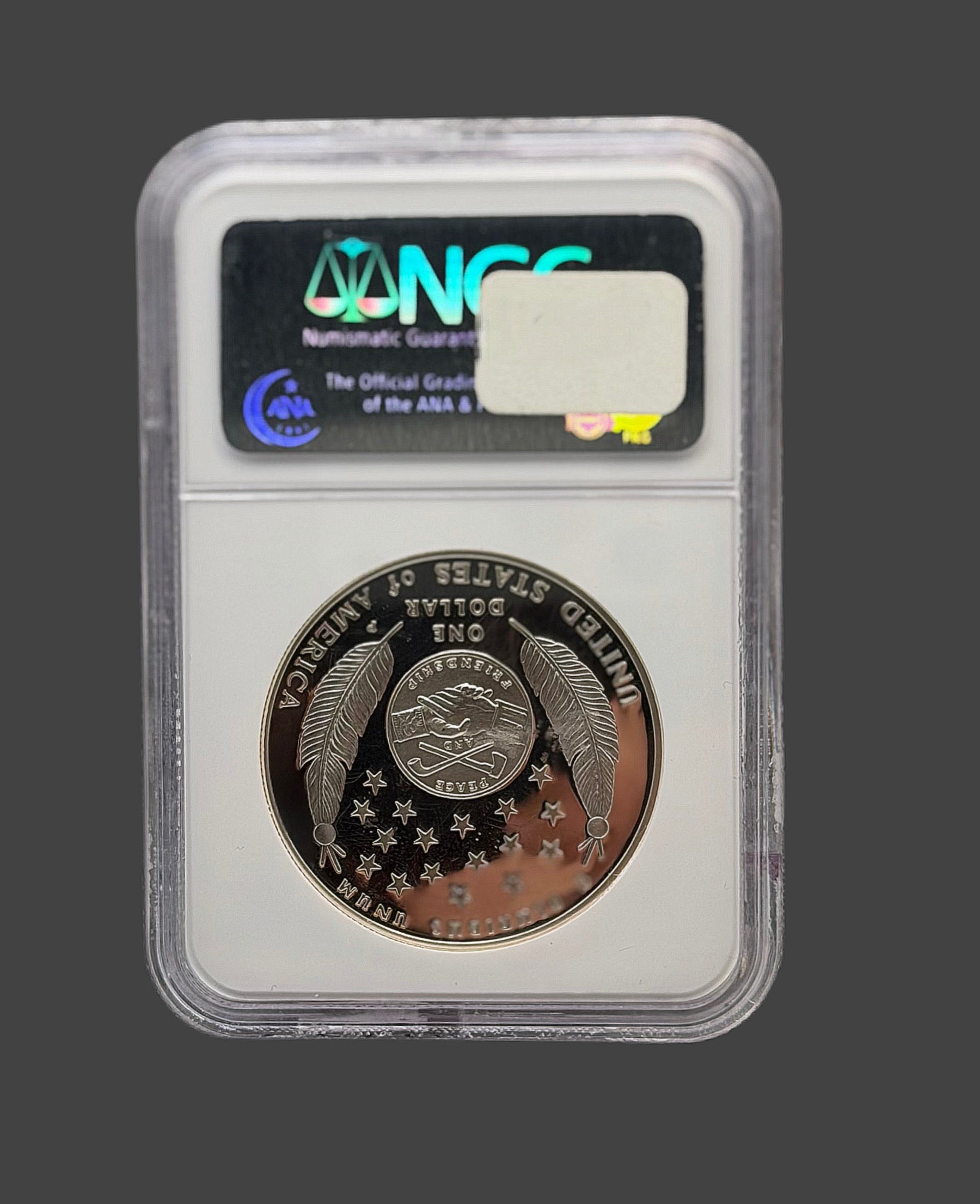 2004 p lewis & clark S$1 pf 69 ultra cameo ( Cracked Slab )