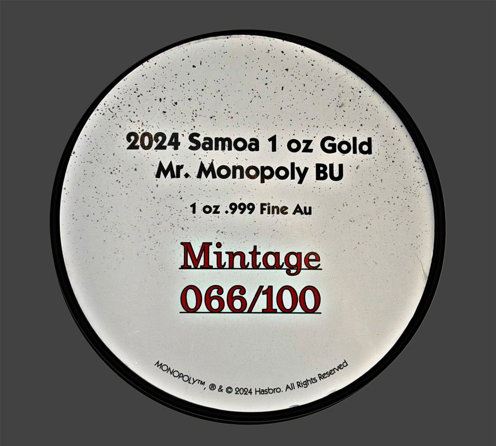 2024 Samoa 1oz Mr.Monopoly